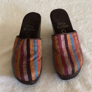 Calleen Cordero striped clog/mule